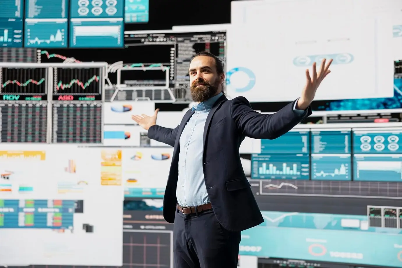 A self-assured, influential administrator who takes pride in his professional success.